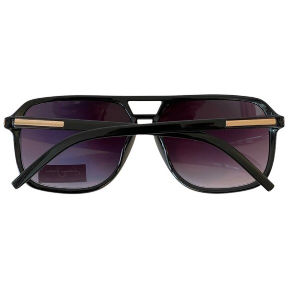 2 New Pairs Sean John Black & Gold Luxury Designer Shades Cool Urban Sunglasses - Picture 5 of 13